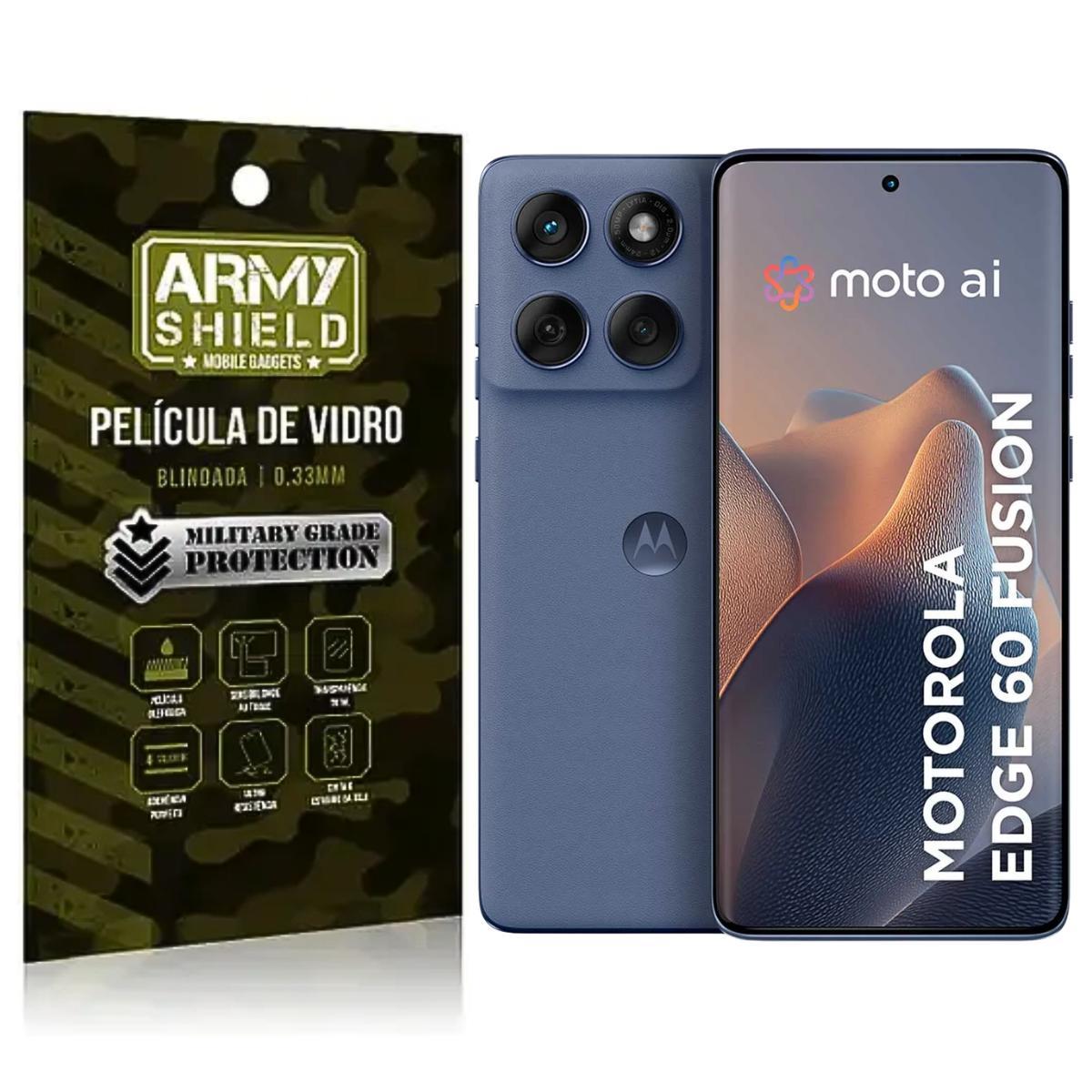 Miniatura Película De Vidro 3D Para Moto Edge 60 Fusion - Armyshield