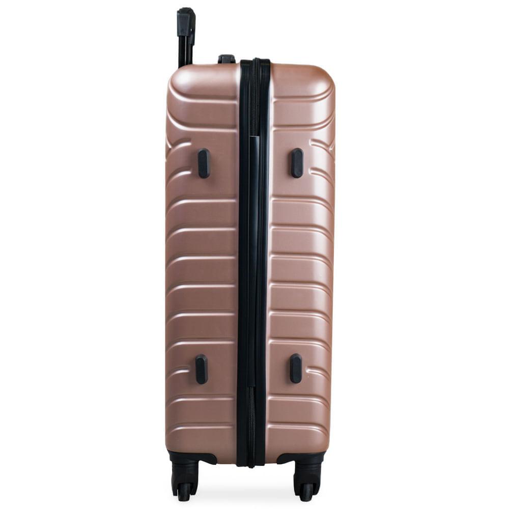 Mala Média 23 Kg ABS 4 Rodas 26" Detroit Rosé Rosé - M