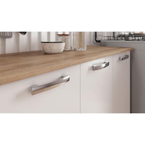 Miniatura Cozinha Completa Itatiaia Jasmim com 11 Portas, 1 Gaveta, 11 Prateleiras e Nicho - 245cm de largura Branco/Cetim