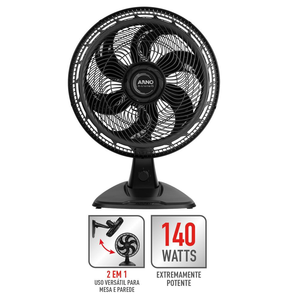 Miniatura Ventilador de Mesa Arno 6 Pás X-TREME 6 VE60 - 40cm 220V
