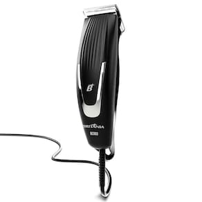 Miniatura Máquina de Cortar Cabelo Britânia BCR03 18W com 9 acessórios - Preto 110V