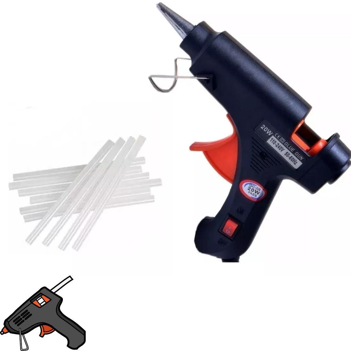 Miniatura Cola Quente Bivolt 110V/220V Artesanato Alta Qualidade E