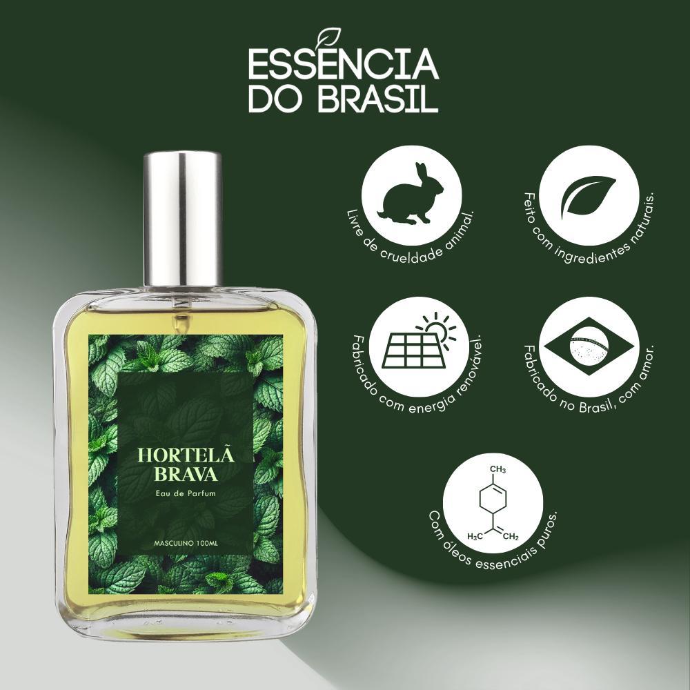 Miniatura Perfume Hortelã Brava Refrescante Masculino 100Ml - Natural