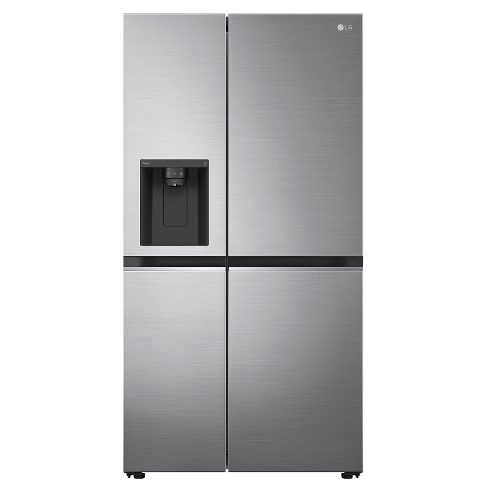 Miniatura Refrigerador Side by Side LG de 02 Portas Frost Free com 611 Litros UVnano Aço Escovado - GC-L257SLP 110