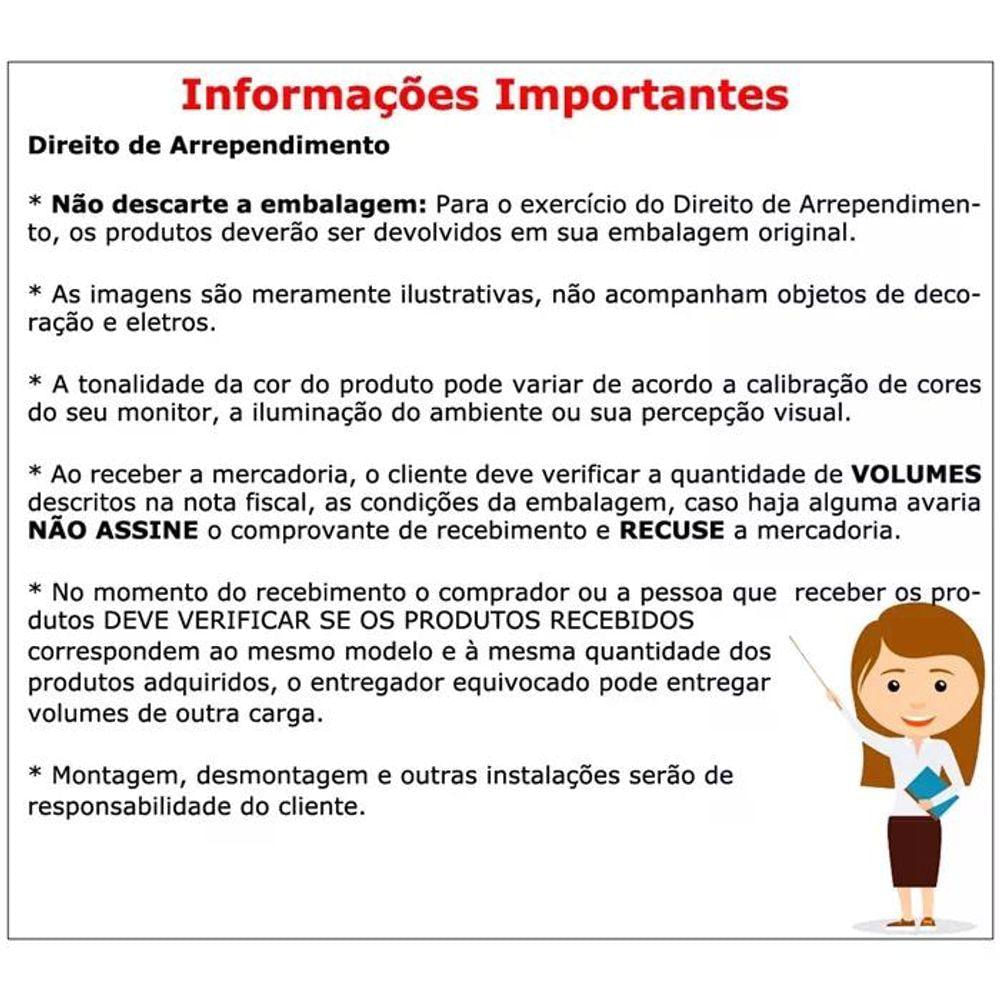 Comoda 04 Gv Corrediças Madeira Maciça 9101 Branco Carvalho