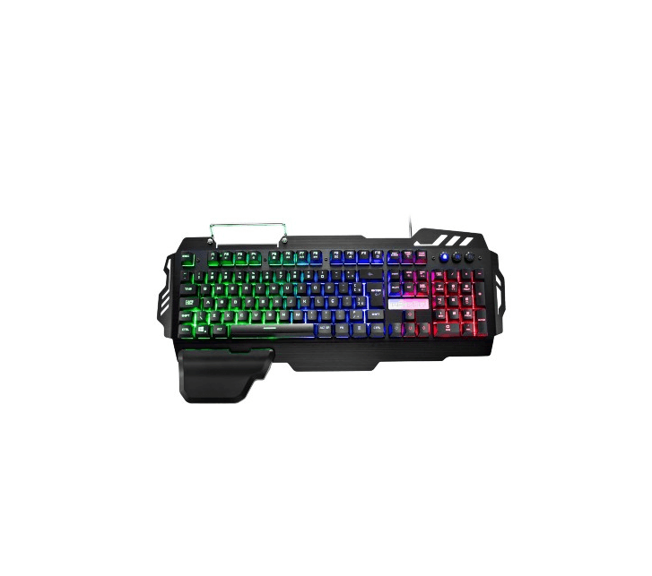Miniatura Teclado Gamer Profissional Em Metal Warrior Multilaser