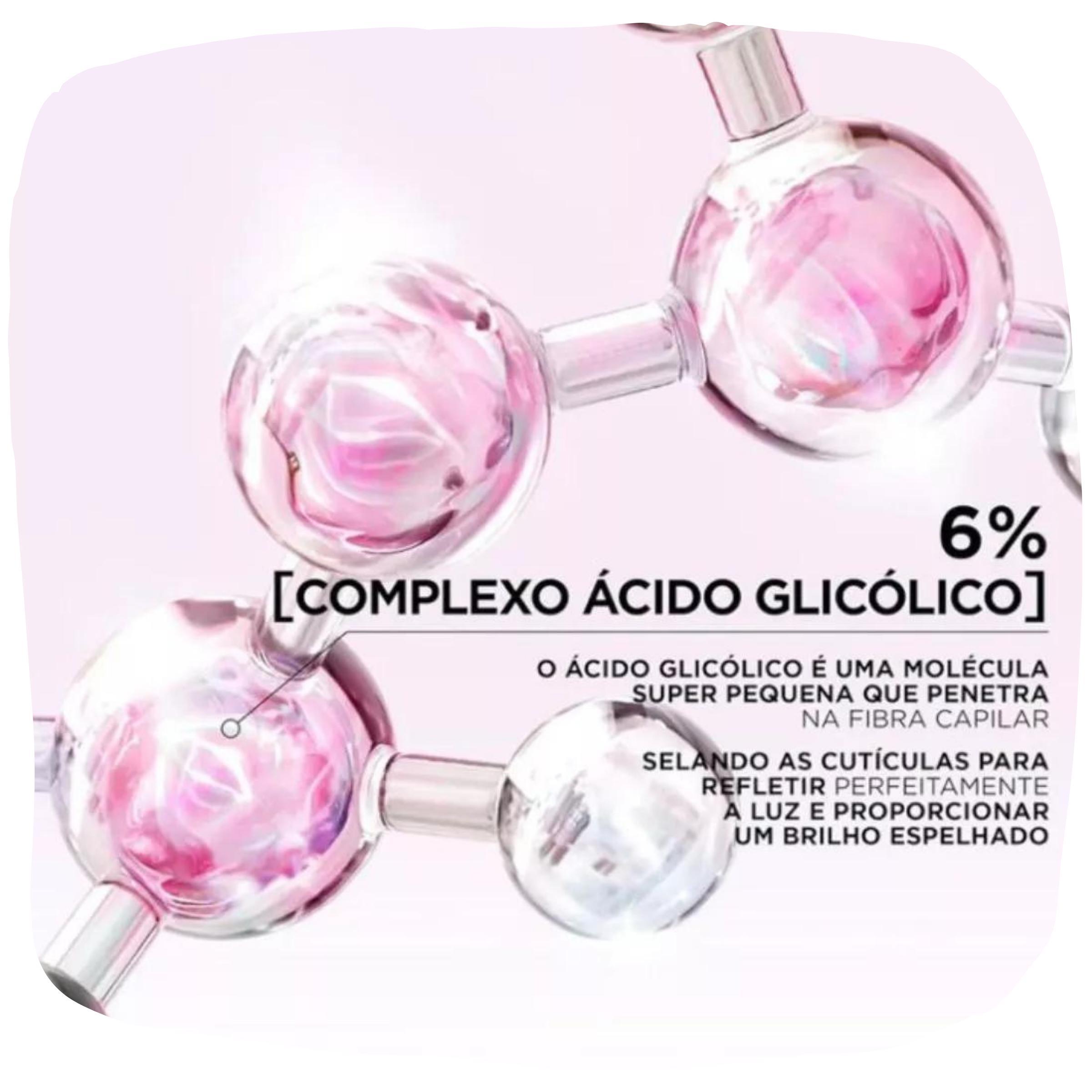 Kit Shampoo Condicionador Elseve Glycolic Gloss Serum Linha