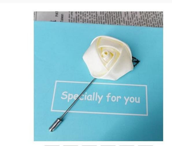 Lapela Broche De Tecido Terno Casamento Noivo Padrinho Flor