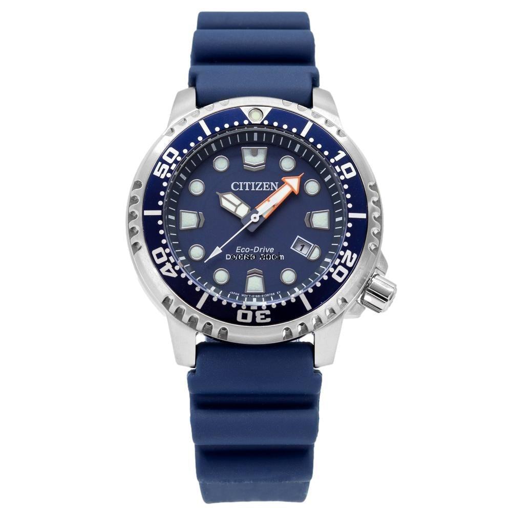 Miniatura Relógio Masculino Citizen Promaster Eco Drive Azul