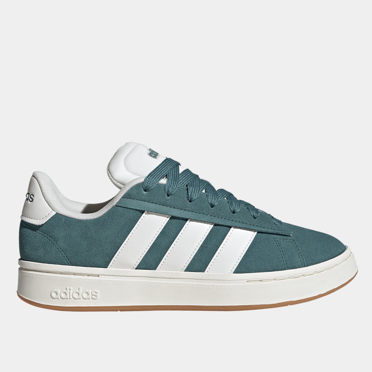 Miniatura Tênis Couro Adidas Grand Court Alpha Masculino Verde - 37