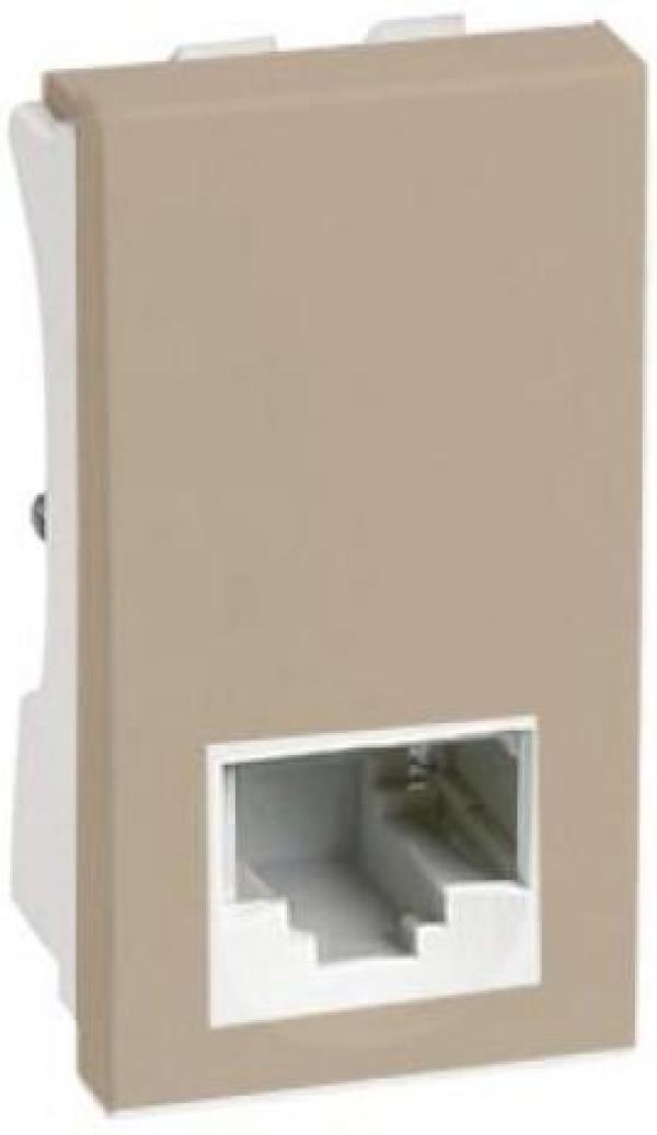 Miniatura Modulo Entrada Rj45 Cat 5 (Rede Internet) - Recta Areia