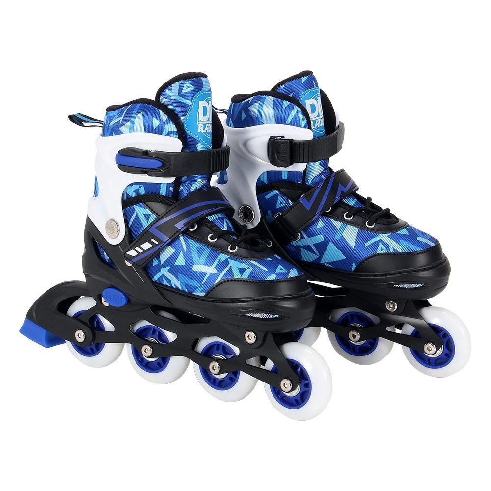 Miniatura Patins Inline Dm Radical 30-33 Azul - Dm Toys