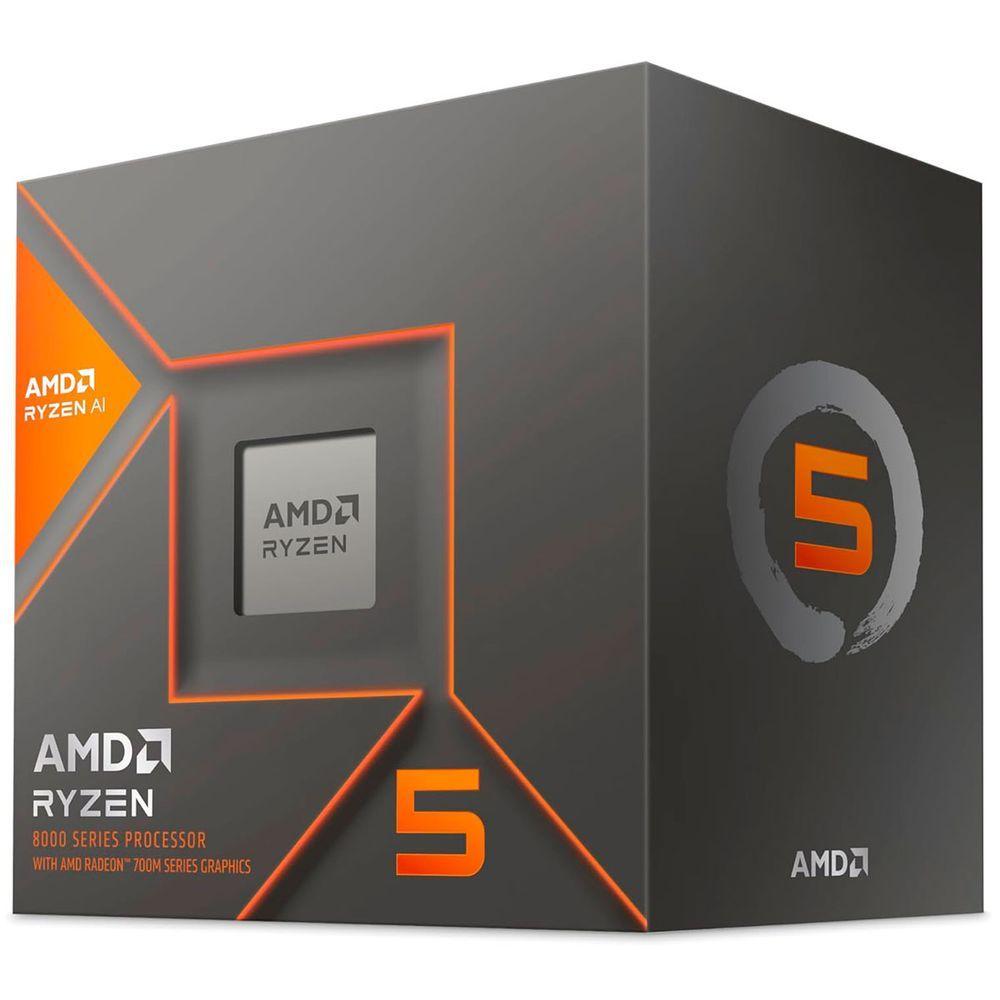 Miniatura Processador Amd Ryzen 5 8600g, 4.3ghz (5.0ghz Boost), Am5, Zen 4, Cache 22mb, Amd Radeon 760m