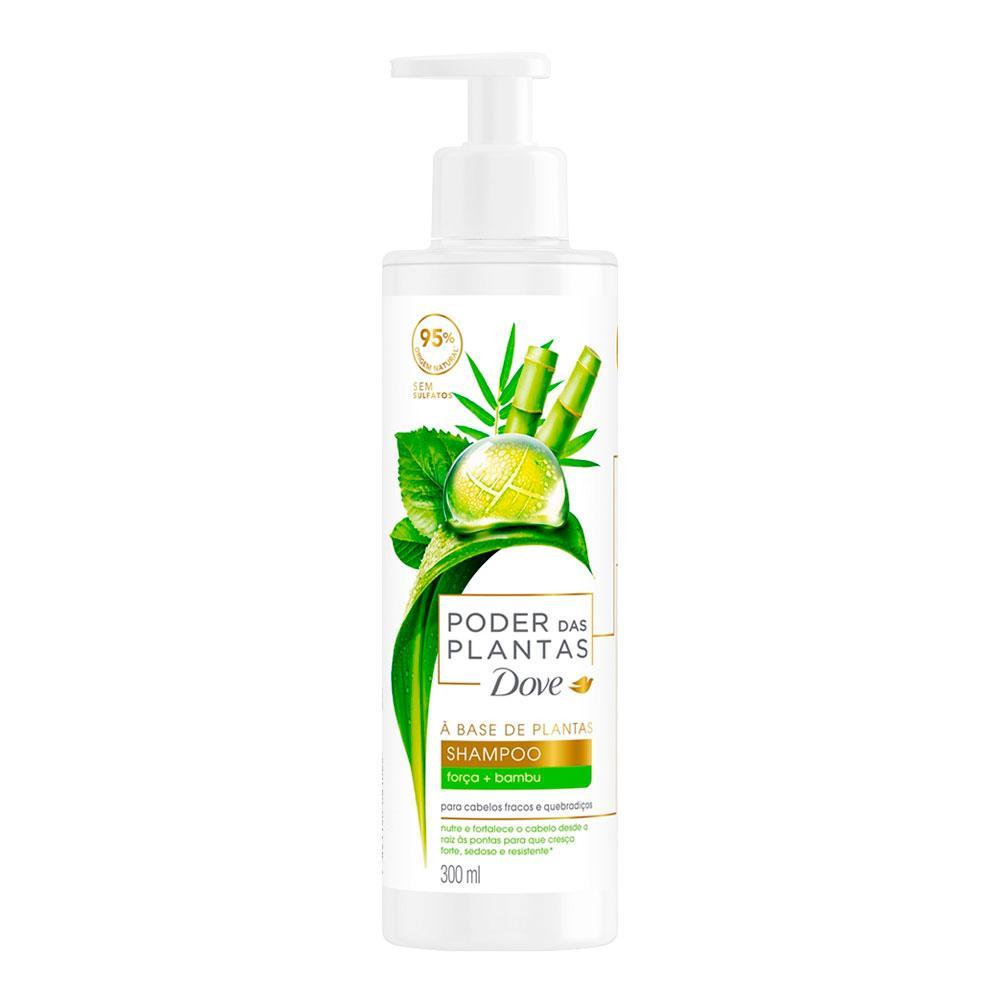 Miniatura Kit Com 6 Shampoo Dove Poder Plantas Purificação Força 300Ml