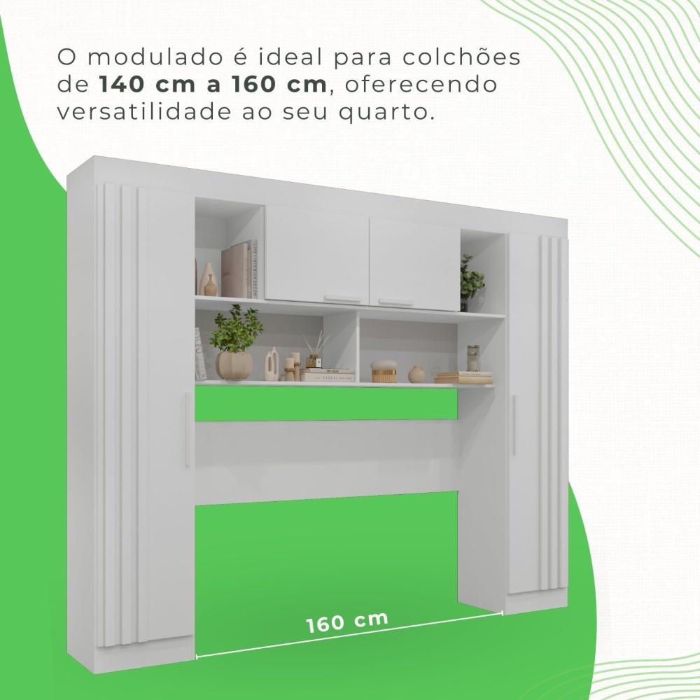 Guarda-roupa Modulado 4 Portas Apolo Branco