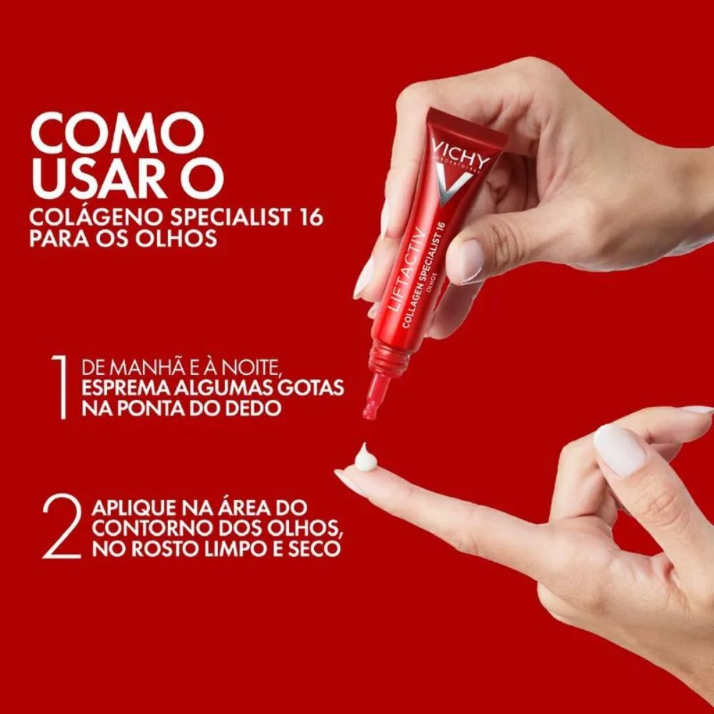 Miniatura Liftactiv Vichy Collagen Specialist 16 Creme para Área dos Olhos 15ml