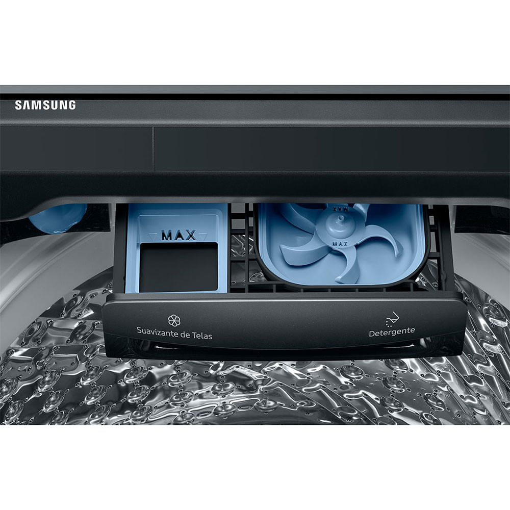 Lavadora Samsung Smart Digital Inverter WA23B 23kg Black - 110V