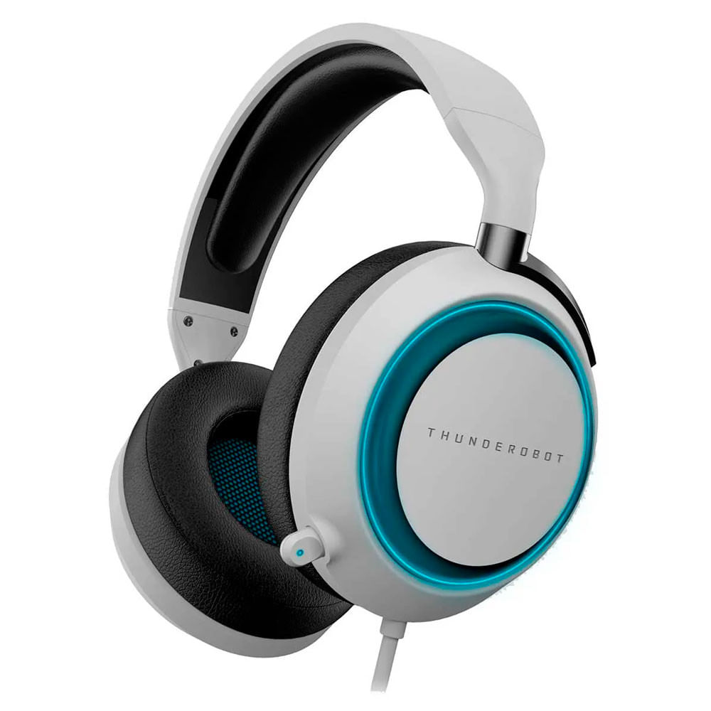 Miniatura Headset Gamer ThundeRobot Silver Wing HG503 USB Branco