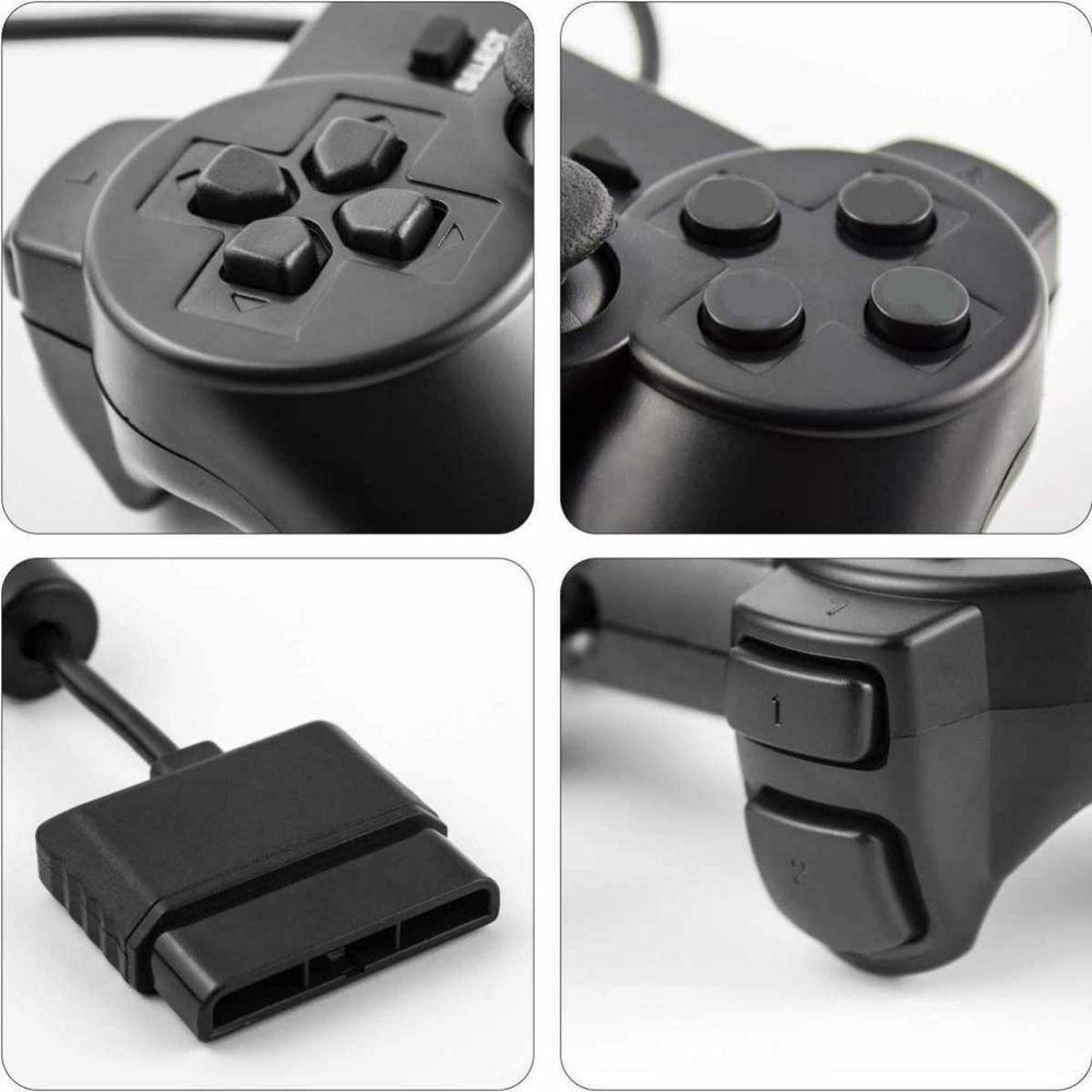Miniatura Controle Para Playstation 2 PS2 Dualshock Fio Analógico