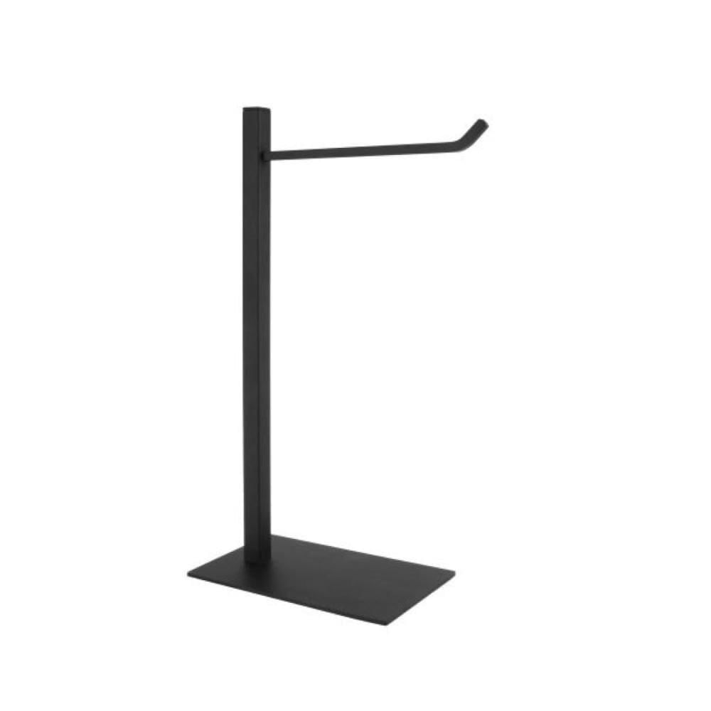 Miniatura Porta Toalha de Bancada Inox Square SQ12582 Ducon Metais Preto Fosco