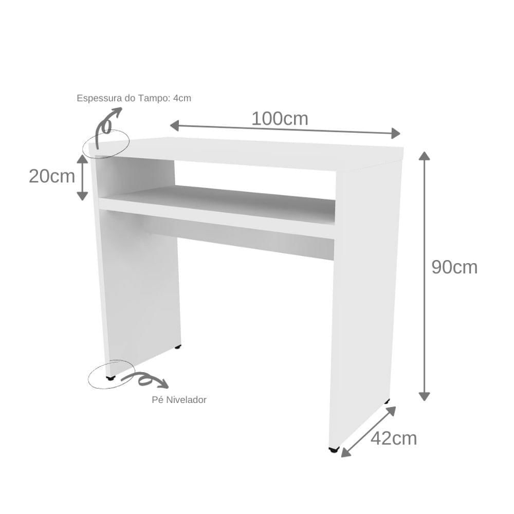 Miniatura Aparador Vasado Amadis Natus Bramov Móveis Branco
