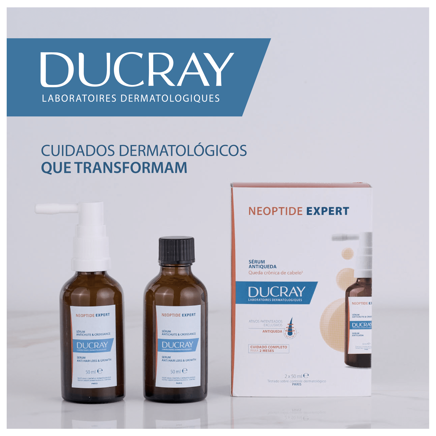 Miniatura Kit Ducray Neoptide Expert Sérum Capilar Antiqueda (2 Unidades)