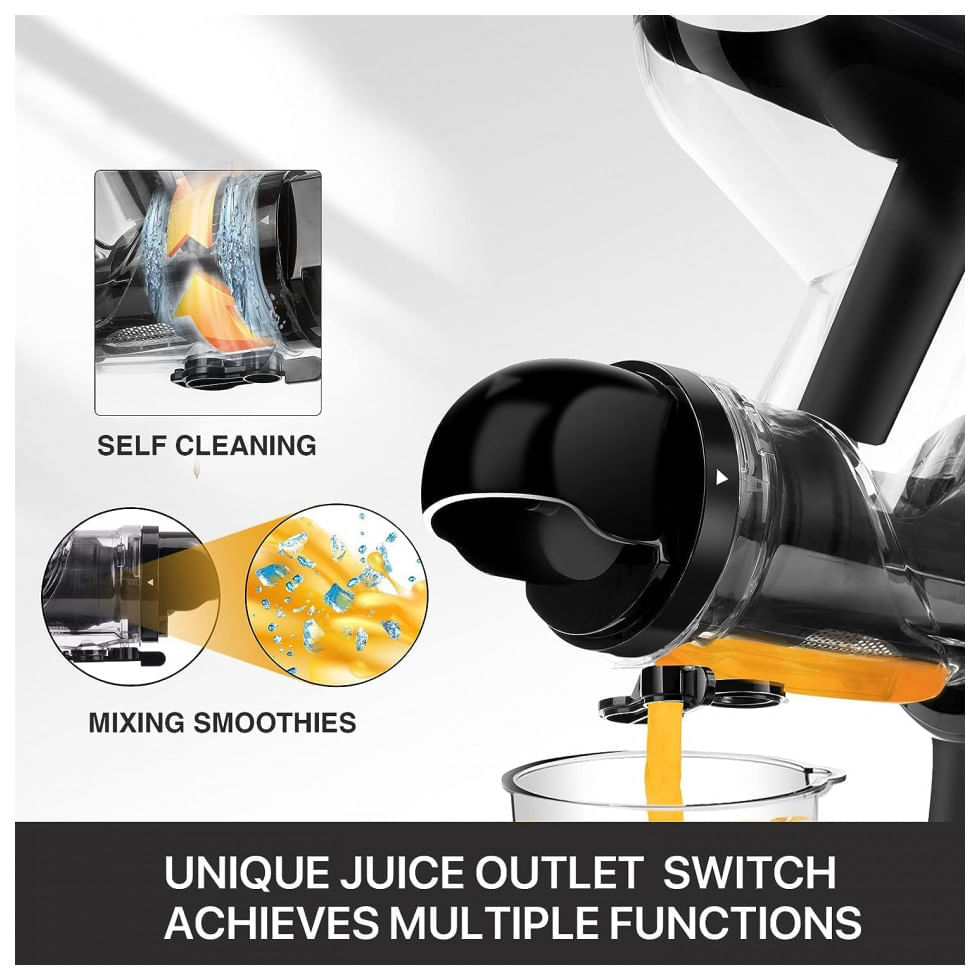 Miniatura Centrífuga de Frutas SiFENE com Motor Silencioso e 2 Velocidades 110V 200W Cinza