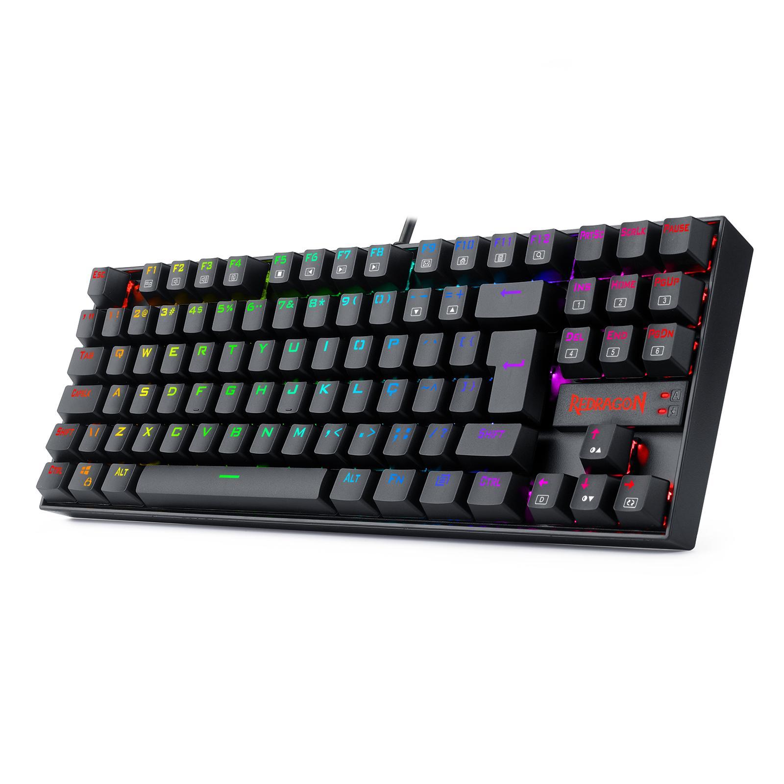 Miniatura Teclado Magnético Redragon Kumara Pro V2 Rgb Pto Switch Red