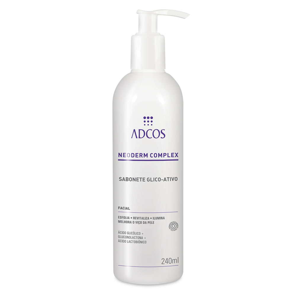 Miniatura Sabonete Glico-Ativo Neoderm Complex Adcos 240ml