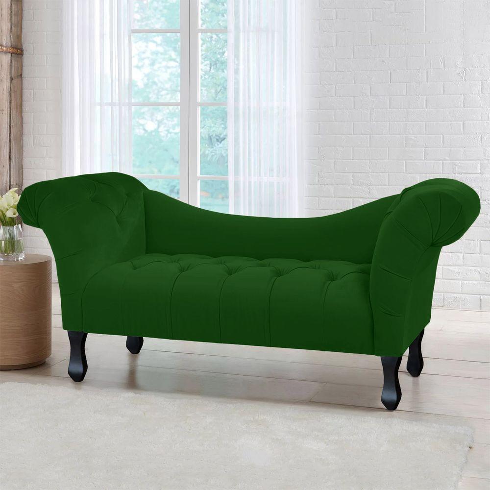 Miniatura Recamier Divã Athena 1,60m Verde - Am Interiores