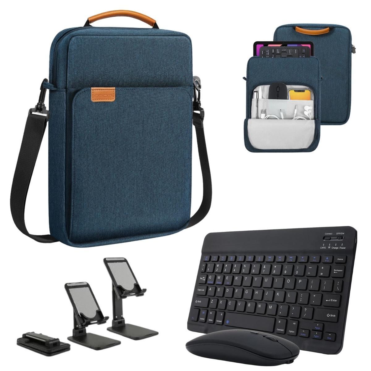 Miniatura Kit Capa + Teclado Sem Fio + Suporte Para Tablet Lenovo P11