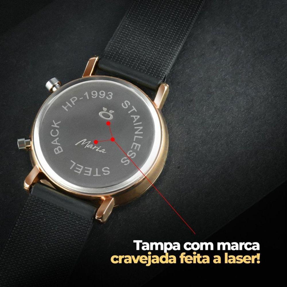 Relogio Digital Aço Inox Feminino + Caixa + Oculos Sol Qualidade Premium Original Dourado Presente