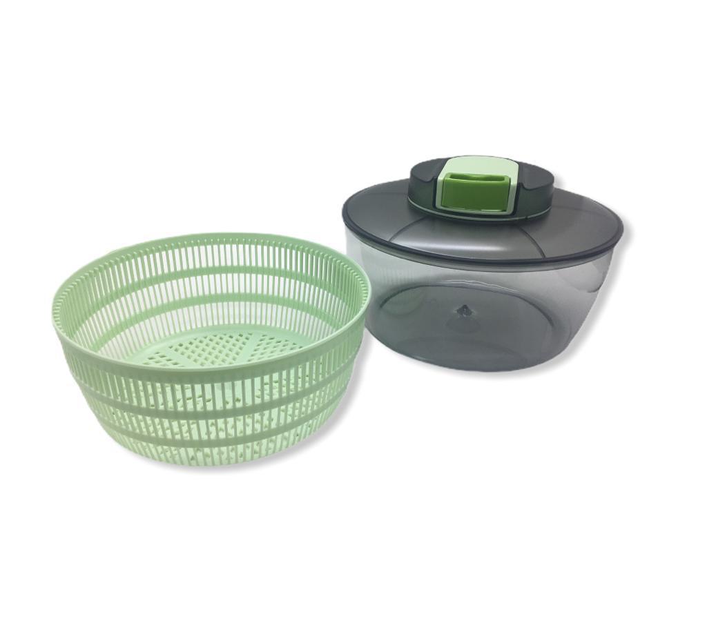 Miniatura Centrífuga De Salada Seca Verdura Manual Cozinha A Corda 4Lt