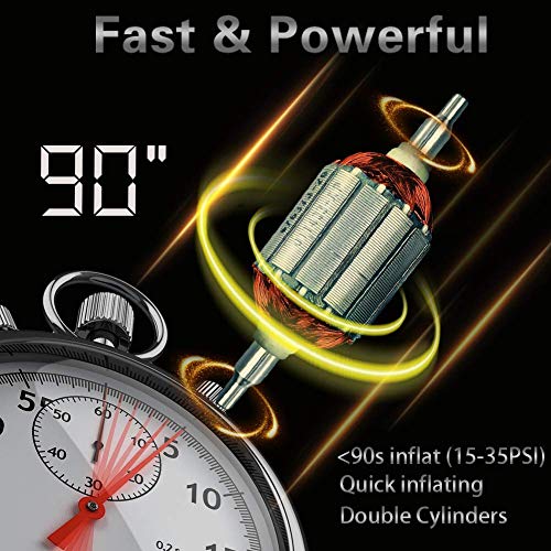 Miniatura GSPSCN Mini Compressor de Ar Elétrico Automotivo 12V 150 PSI 25 A 110220V adaptadores