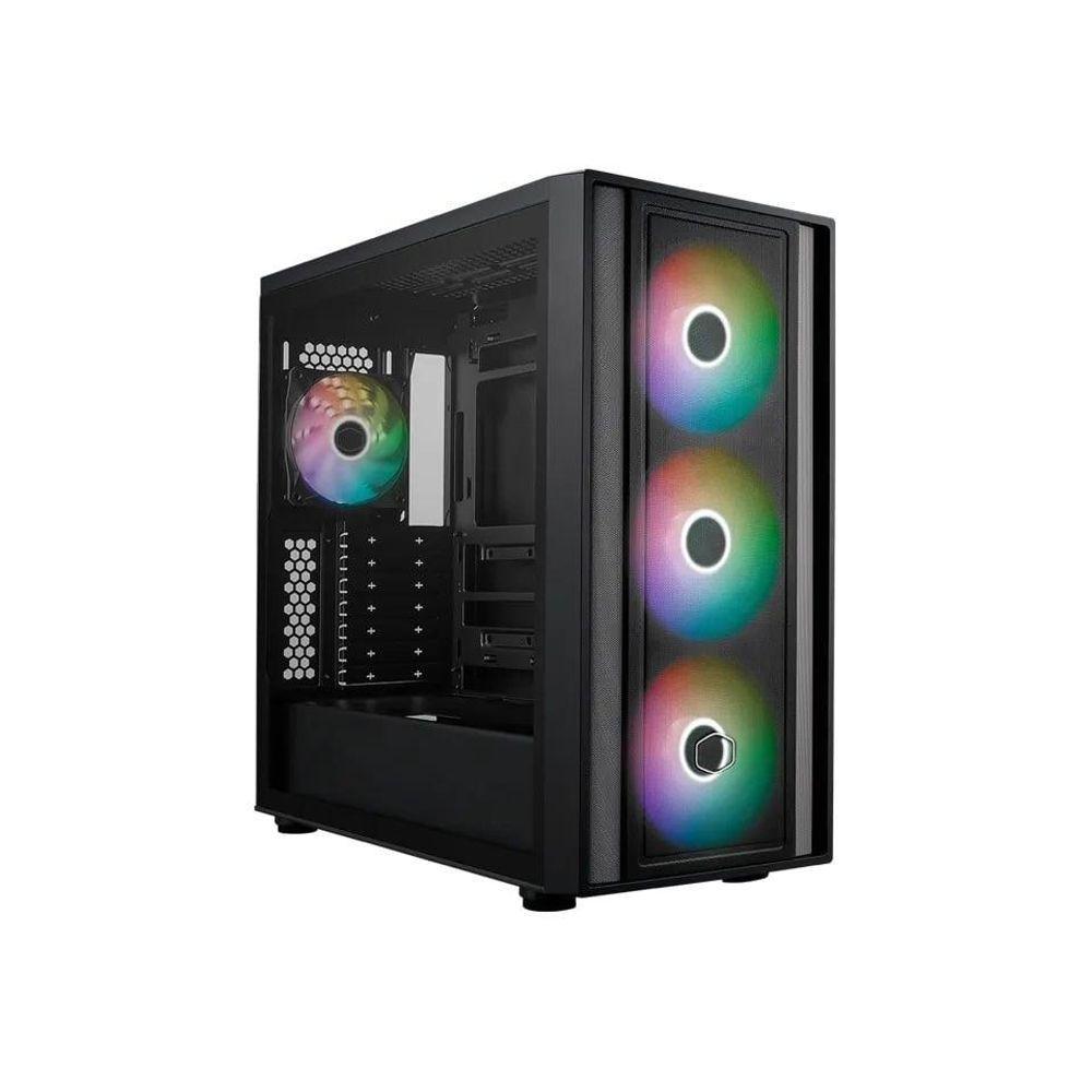 Miniatura Gabinete Cooler Master Masterbox 600 Black - Mb600-kgnn-s00