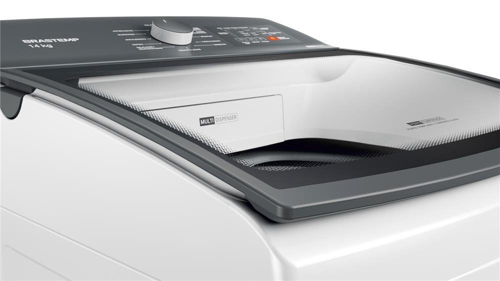 Máquina de Lavar Brastemp 14Kg Branca com Ciclo Tira Manchas Advanced e Smart Sensor - BWK14BB 220v