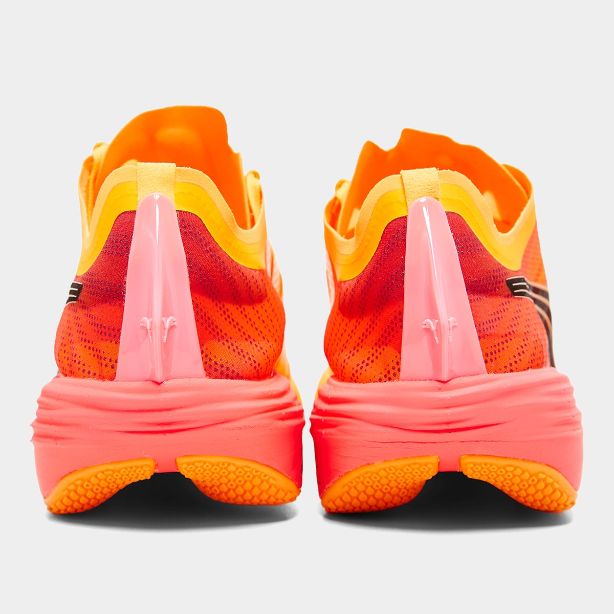 Miniatura Tênis Puma Fast-Fwd Nitro Elite Fire Wns Feminino Laranja+Vermelho - 34
