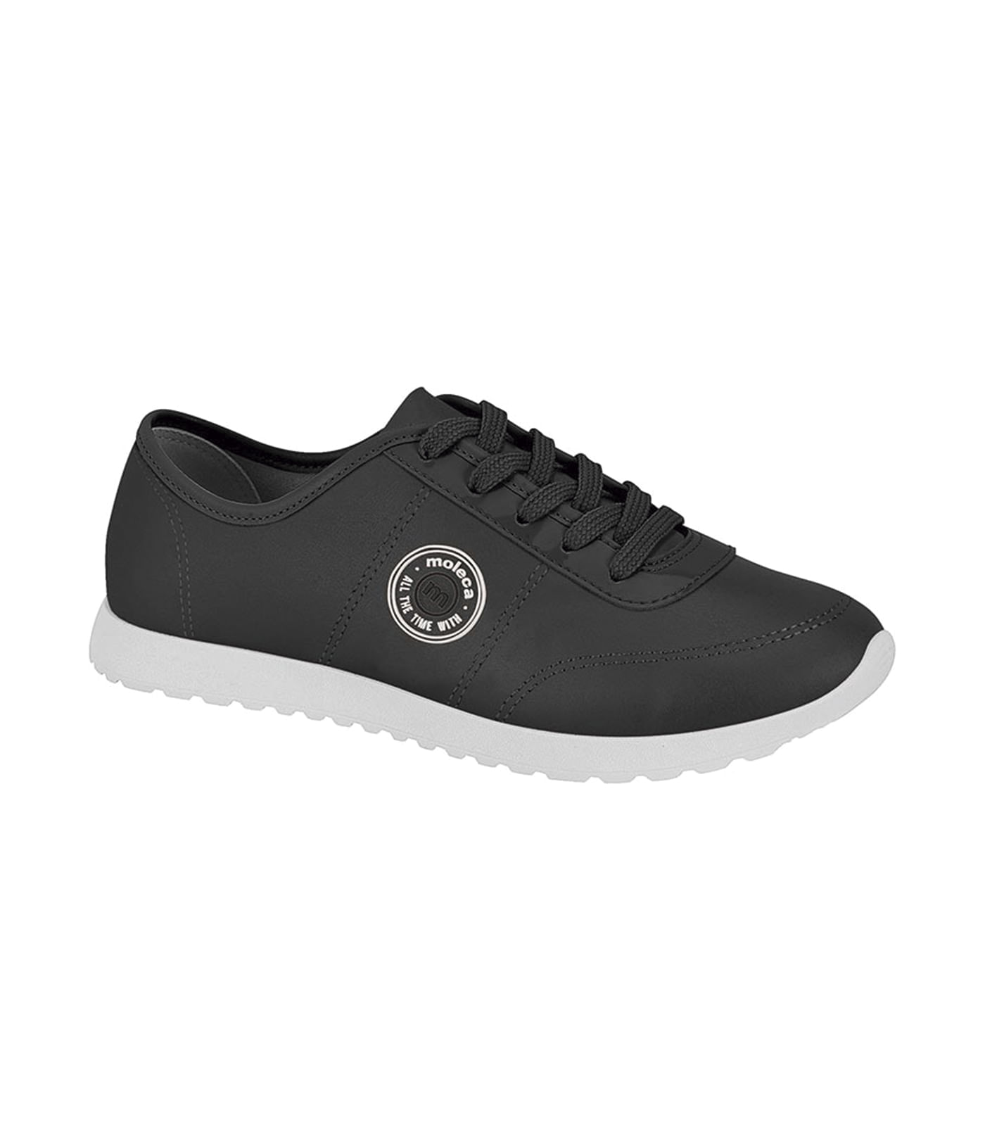 Miniatura Tênis Feminino Casual Moleca Preto 34