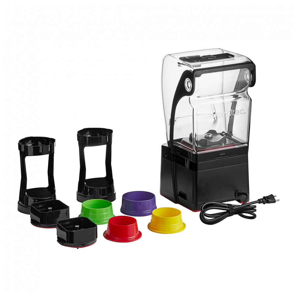 Miniatura Liquidificador Blendtec Industrial SNBSXC2901B1L Stealth Nitro X 3.8 hp com Micronizadores para Espumar, Isolamento Acústico e Mistura sem Jarra 110V