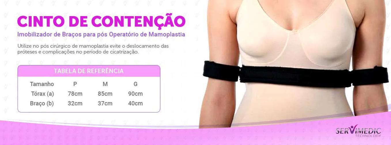 Miniatura Cinto Contenção Braços pós Mamoplastia G Servimedic