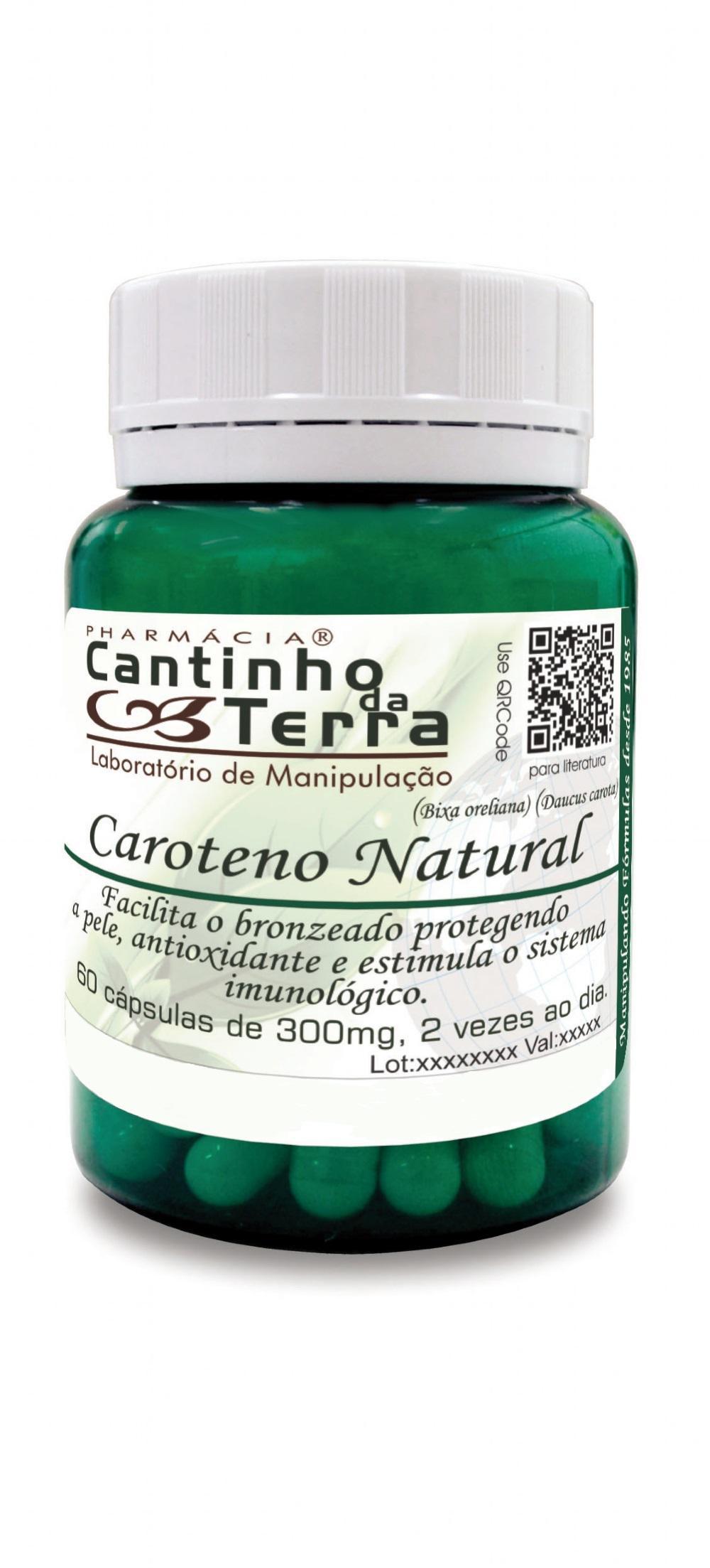 Miniatura Kit Capsula Caroteno Natural 300Mg - 2 Potes