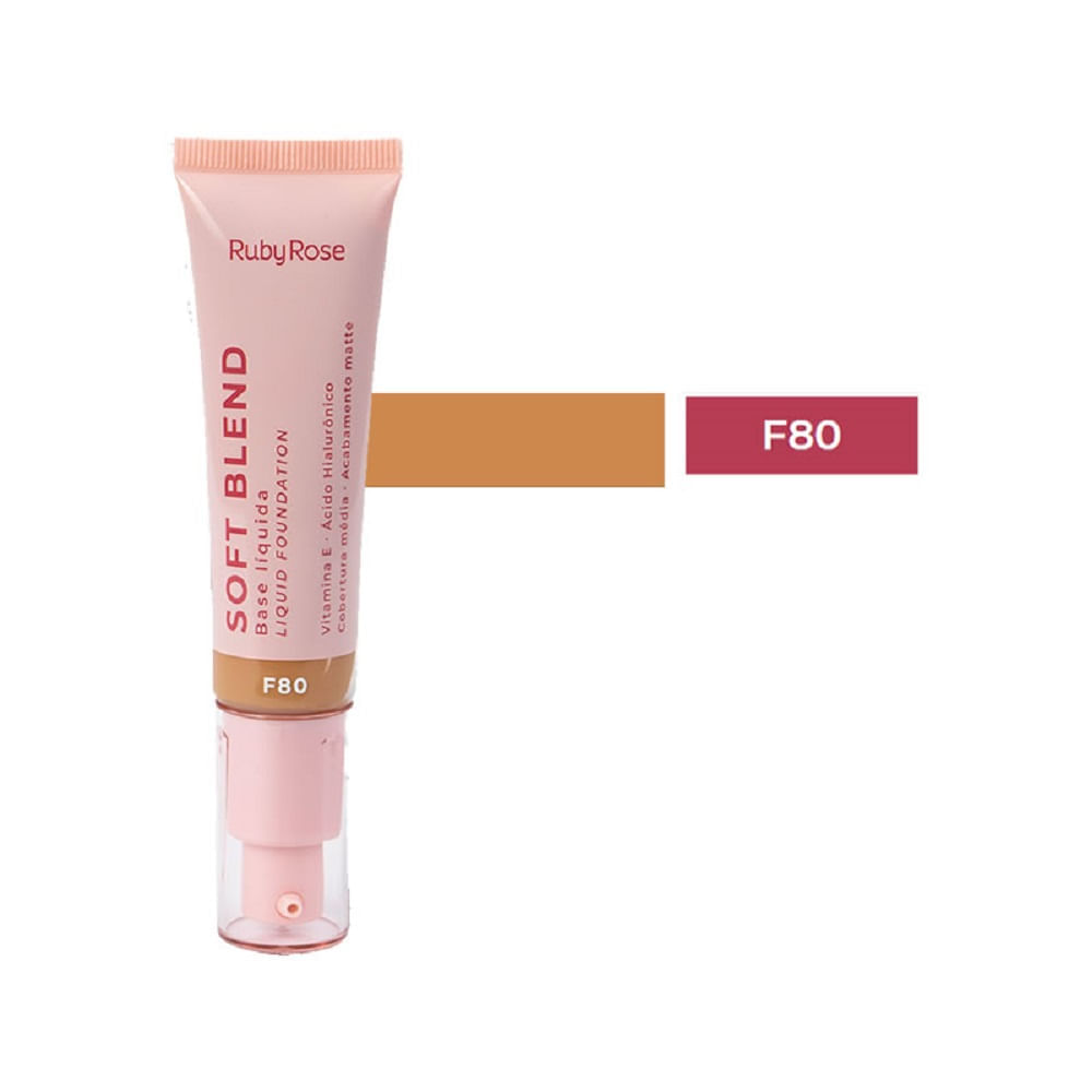 Miniatura Base Líquida Ruby Rose Soft Blend F80