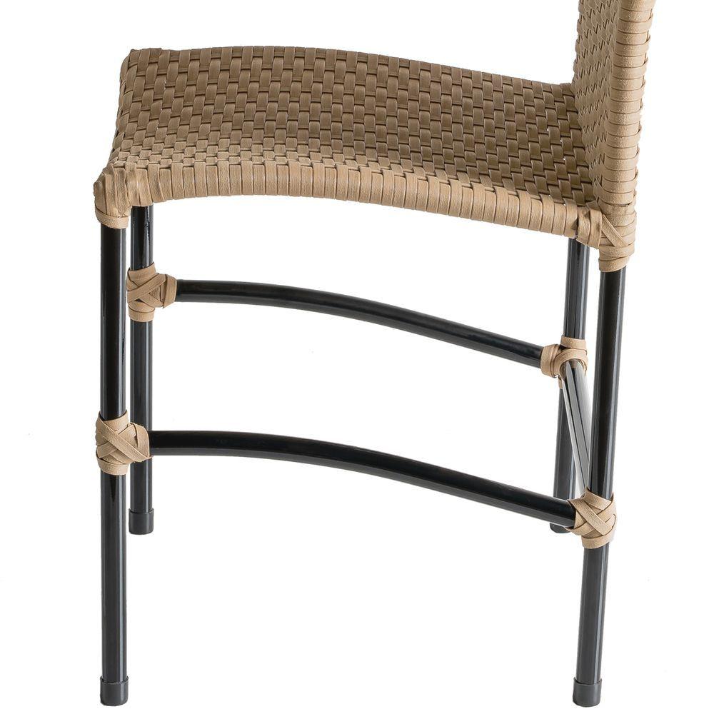 Miniatura Kit 4 Cadeiras De Jantar Para Varanda Teca Estonado