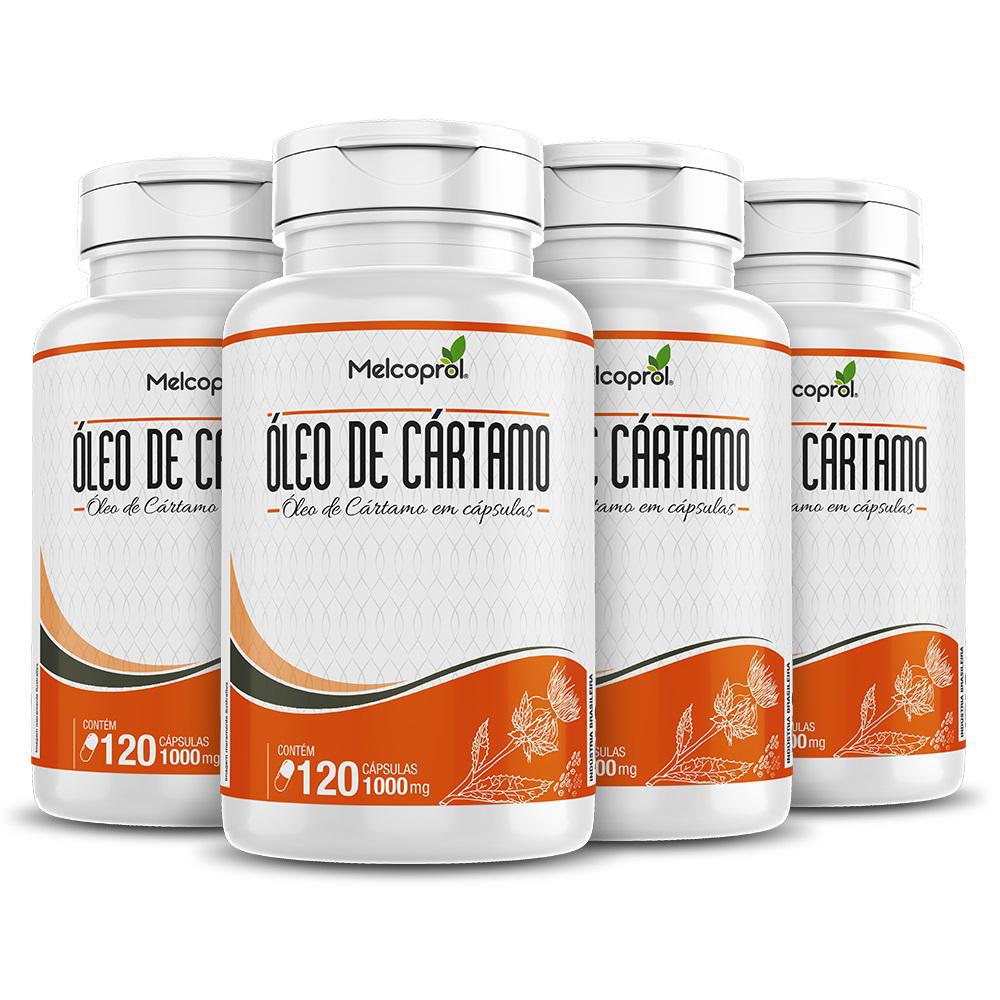 Miniatura Óleo De Cartamo 1000 Mg 4 X 120 Cápsulas Melcoprol