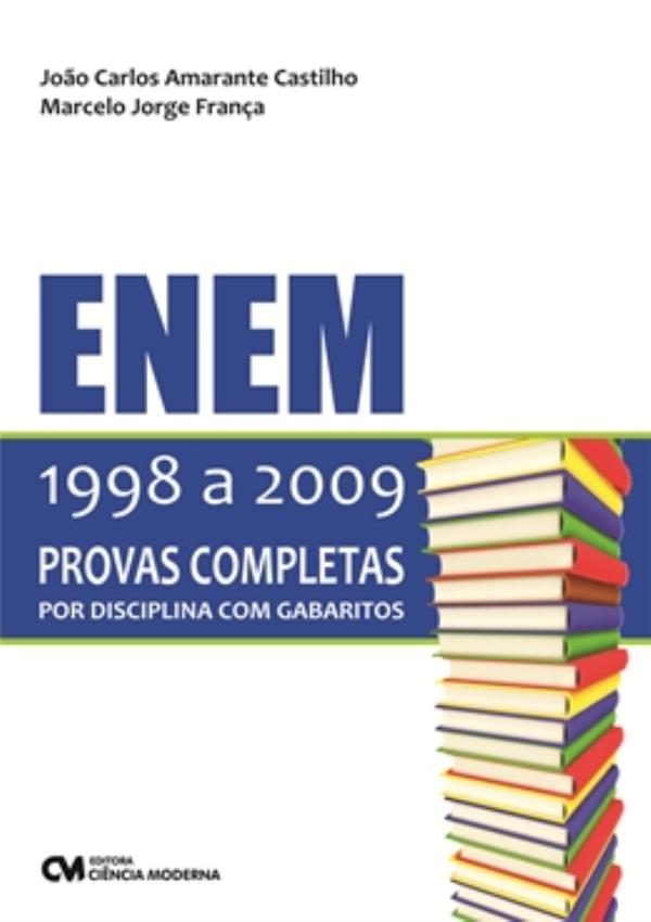 Miniatura Enem - 1998 A 2009 Provas Completas Por Disciplina Com Gab