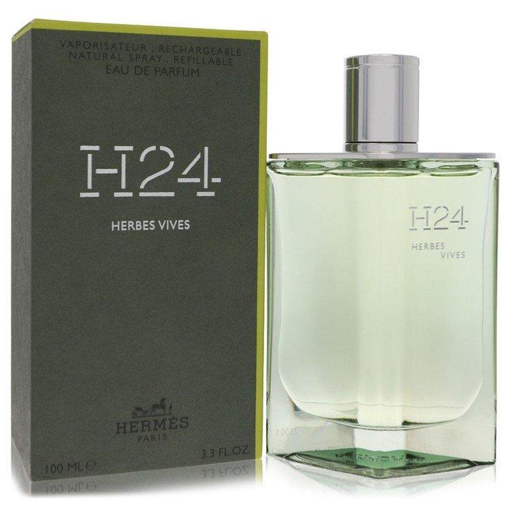 Miniatura Perfume Masculino Hermes H24 Herbes Vives Eau de Parfum Refillable 100ml