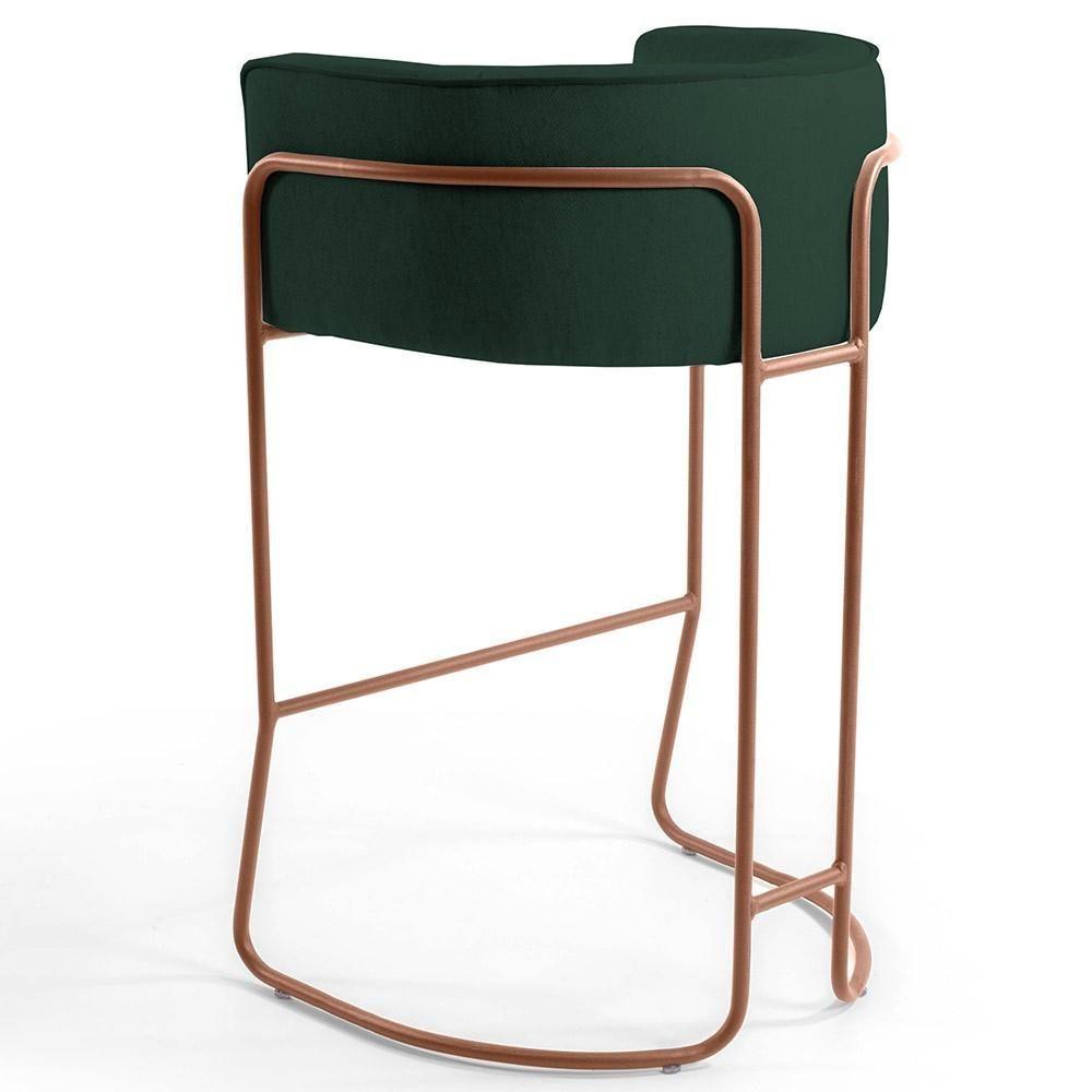 Miniatura Banqueta Cobre Betina D02 Verde Musgo C-117