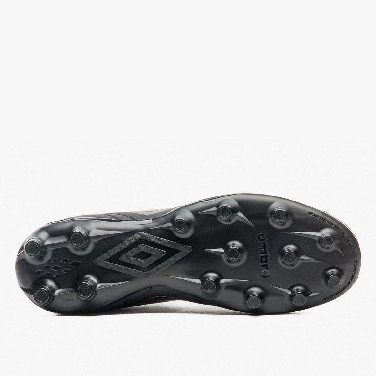 Miniatura Chuteira Campo Umbro Class Footballer Unissex Preto+Dourado - 40