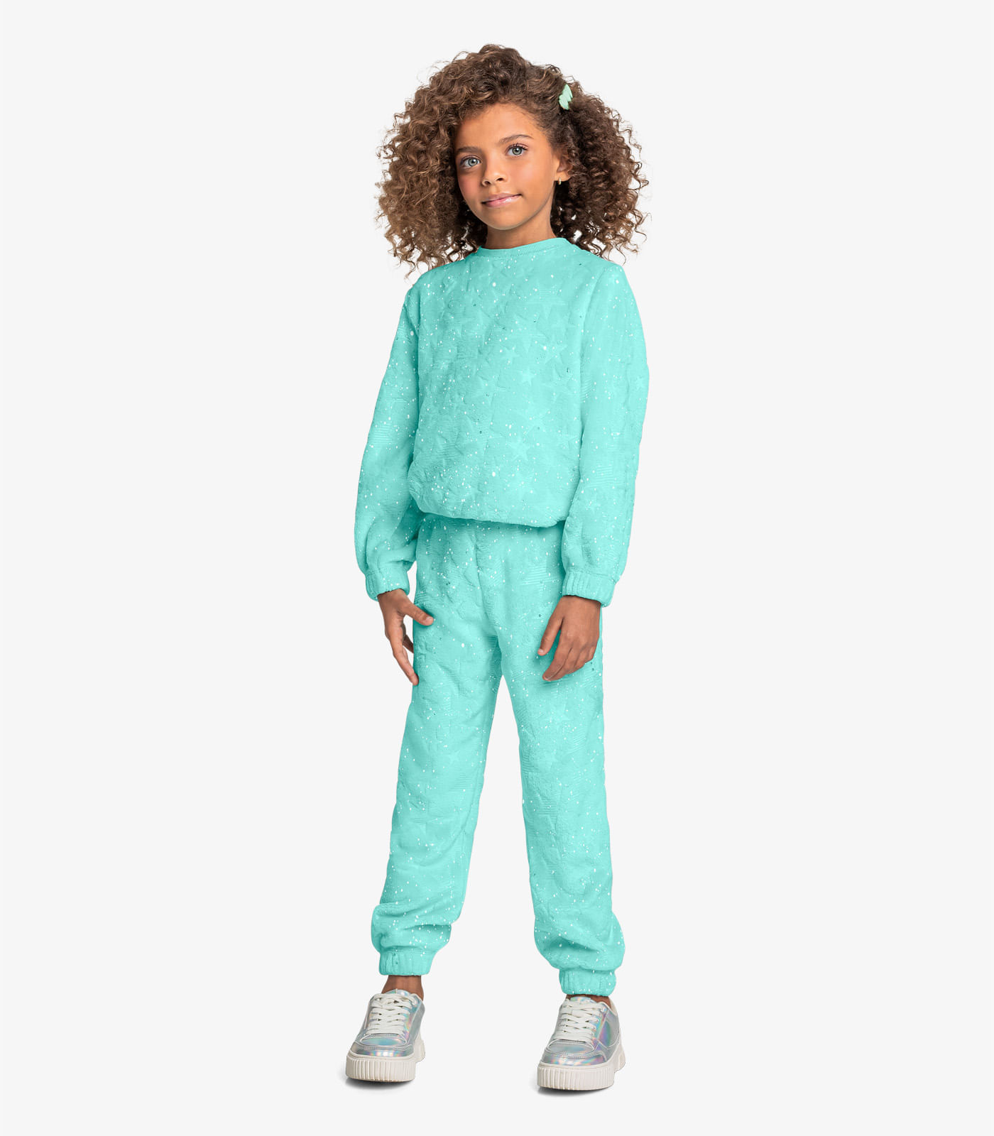Conjunto Blusão Com Calça Pelo Star Trick Nick Azul 1
