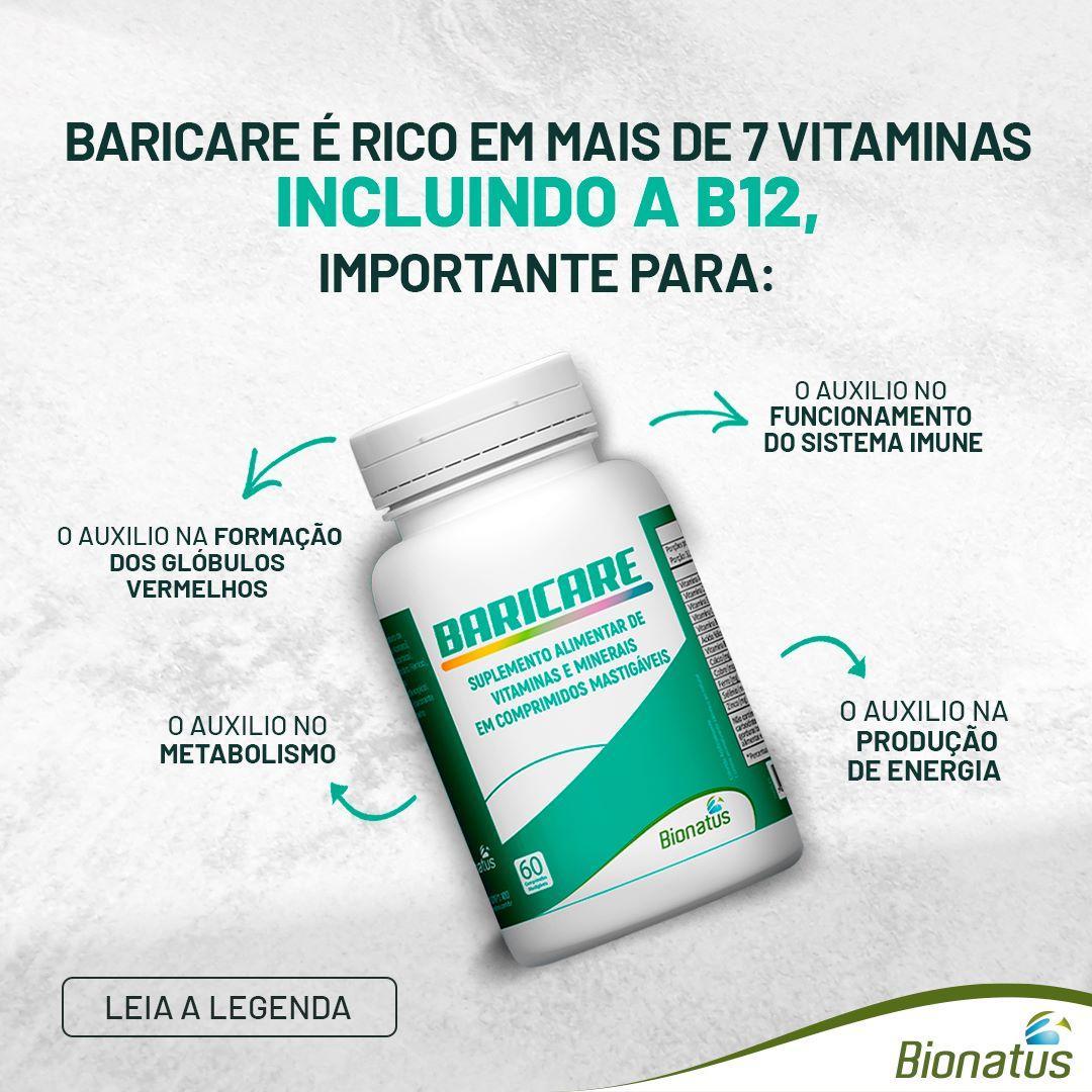 Miniatura 3X Baricare Bionatus Vitamina 60Cápsulas